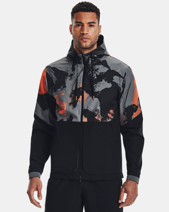 Herren Project Rock Legacy Windbreaker, Black, pdpMainDesktop image number 0